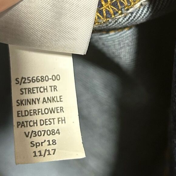 Gap Patchwork True Skinny Jeans with raw hem - Picture 12 of 12